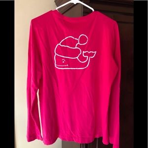 Vineyard Vines Pink Long Sleeve Tee